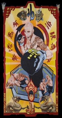 "Enter the Killa B"  24" x 48"  Customized for UFC Veteran Ben "Killa B" Saunder's upcoming Documentary.